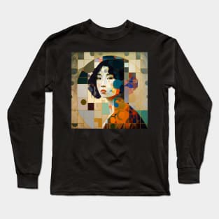 Asian Abstract #1 Long Sleeve T-Shirt